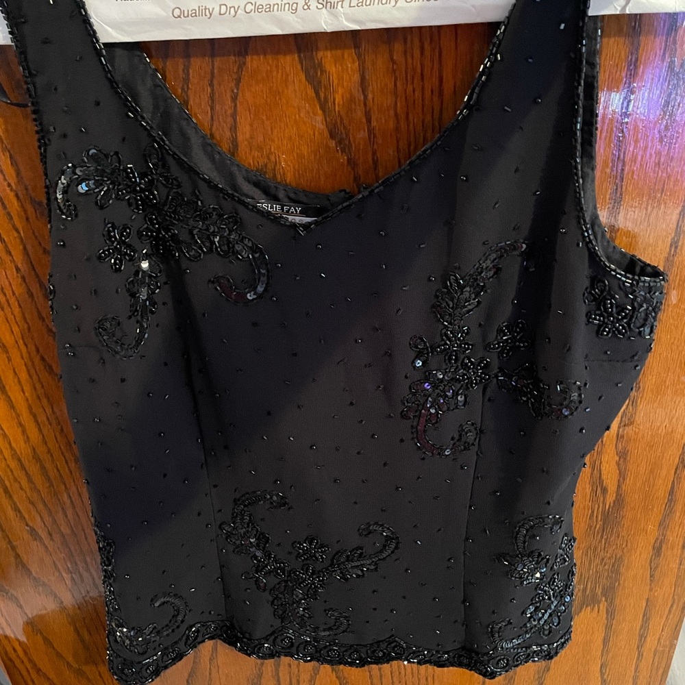 Sequin sleeveless top